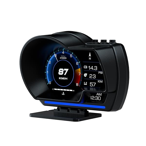 wiiyii KGDHjuei Car HUD Head-Up Display P6: OBD+GPS Smart Gauge for Most Cars - Enhance Your Driving Experience!