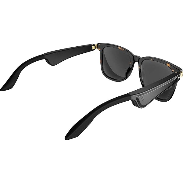 ausounds Buy Ausounds Audio Sunglasses: Open Ear Wireless Headphones with Polarized Lens & Storage Box - Stylish Black & Tortoise Brown Options - View 7 of 11