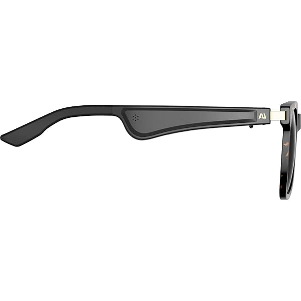 ausounds Buy Ausounds Audio Sunglasses: Open Ear Wireless Headphones with Polarized Lens & Storage Box - Stylish Black & Tortoise Brown Options - View 9 of 11