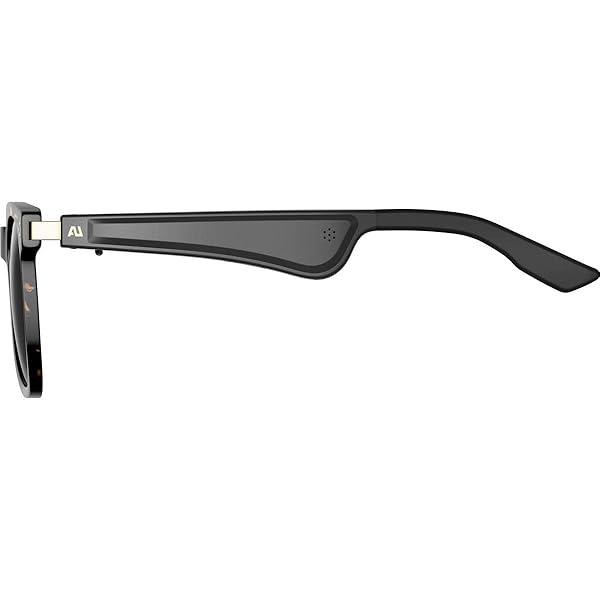 ausounds Buy Ausounds Audio Sunglasses: Open Ear Wireless Headphones with Polarized Lens & Storage Box - Stylish Black & Tortoise Brown Options - View 10 of 11