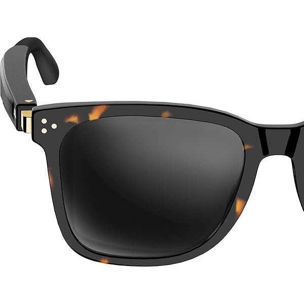 ausounds Buy Ausounds Audio Sunglasses: Open Ear Wireless Headphones with Polarized Lens & Storage Box - Stylish Black & Tortoise Brown Options - View 11 of 11