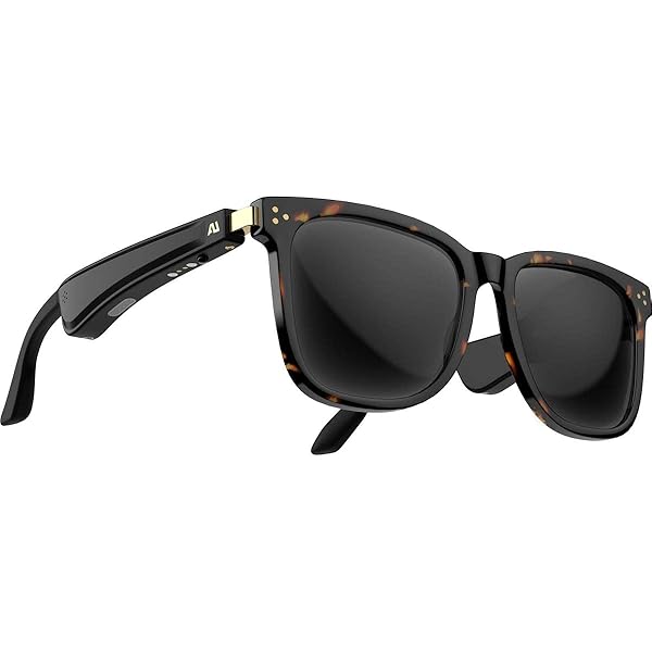 ausounds Buy Ausounds Audio Sunglasses: Open Ear Wireless Headphones with Polarized Lens & Storage Box - Stylish Black & Tortoise Brown Options
