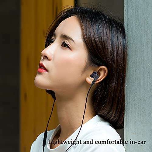 BACKWIN High-Fidelity Wired Headphones: 4-Speaker Noise-Cancelling Earbuds with Mic & Volume Control - View 7 of 9