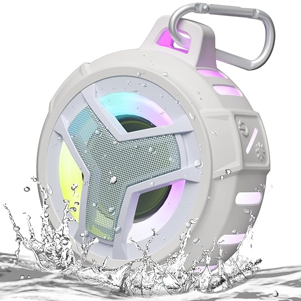 EBODA EBODA IPX7 Waterproof Bluetooth Shower Speaker - Portable 2000mAh Wireless Speaker for Home, Pool, Beach & Gifts