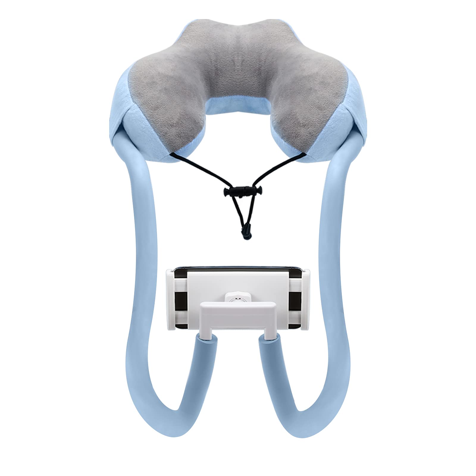 MoKo Moko Neck Phone Holder Lazy Gooseneck Pillow Stand 360 Rotation for 4 to 11 Inch Devices Compatible with iPhone 12 Galaxy S21 iPad Air Pro Blue