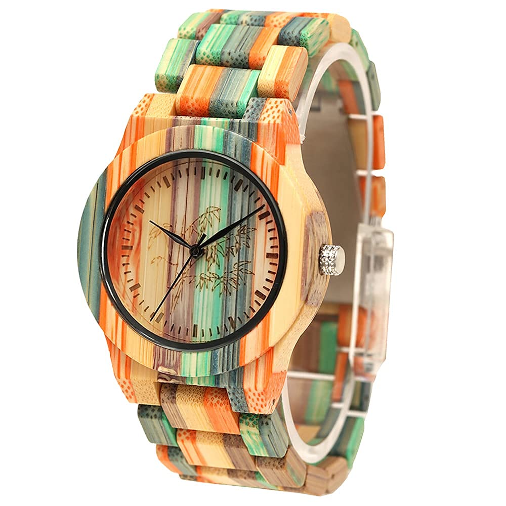 Tiong Tiong Wooden Men Watches Natural Handmade Wood Watch Doctor Who Design Quartz Movement Wrist Watch for Men Q1314 - View 2 of 9