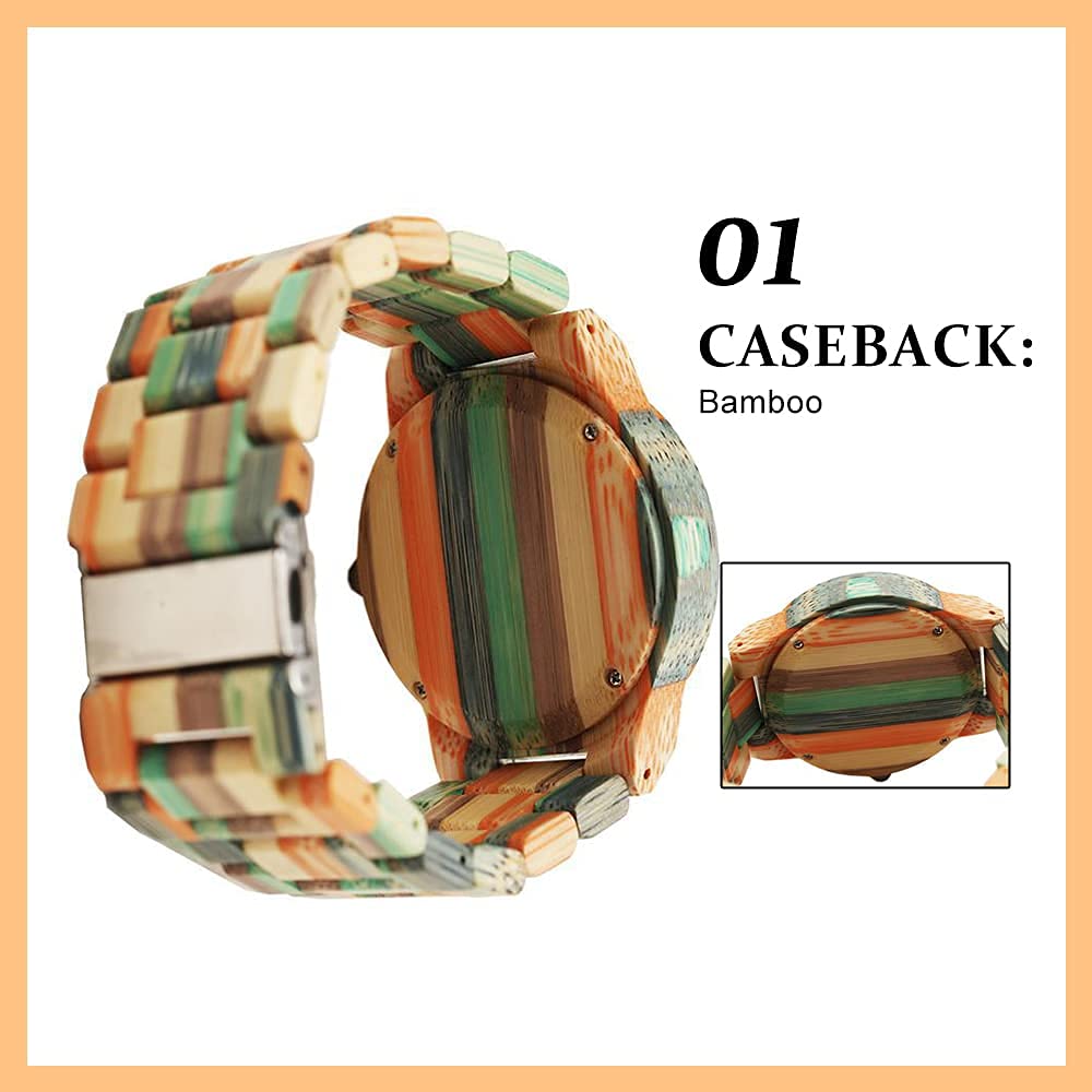 Tiong Tiong Wooden Men Watches Natural Handmade Wood Watch Doctor Who Design Quartz Movement Wrist Watch for Men Q1314 - View 7 of 9