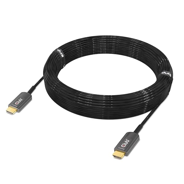 Club 3D Club 3D CAC-1377 Ultra High Speed HDMI 2.1 Certified 4K 120Hz 8K 60Hz Active Fiber Optical Cable 15m 49.2ft - View 9 of 9