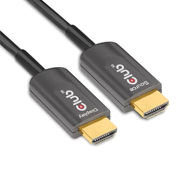 Club 3D Club 3D CAC-1377 Ultra High Speed HDMI 2.1 Certified 4K 120Hz 8K 60Hz Active Fiber Optical Cable 15m 49.2ft - View 2 of 9