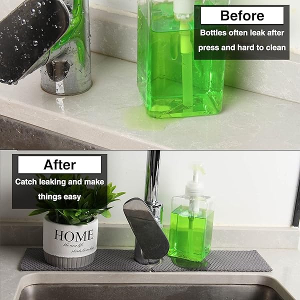 JUMYGEAR 18'' Kitchen Faucet Mat - Absorbent Splash Guard & Drip Catcher for Kitchen, Bathroom & RV | Microfiber Counter Protector - View 4 of 7