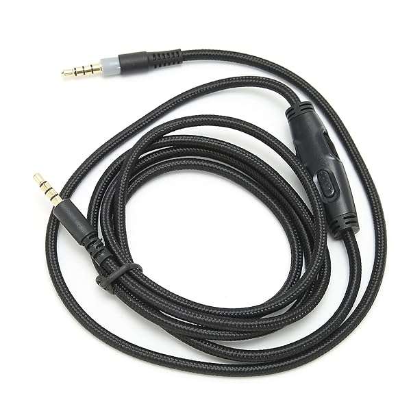 Hilitand Hilitand 4.9ft 3.5mm Male to Male Audio Cable with Volume Control for HyperX Cloud Alpha Headphones - View 6 of 9
