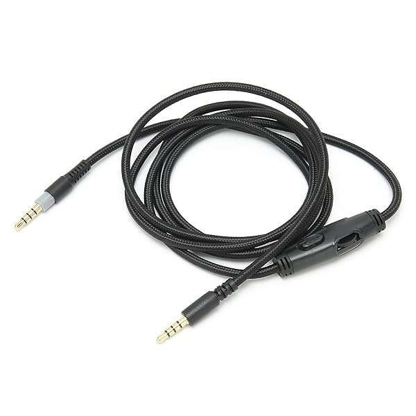 Hilitand Hilitand 4.9ft 3.5mm Male to Male Audio Cable with Volume Control for HyperX Cloud Alpha Headphones - View 7 of 9