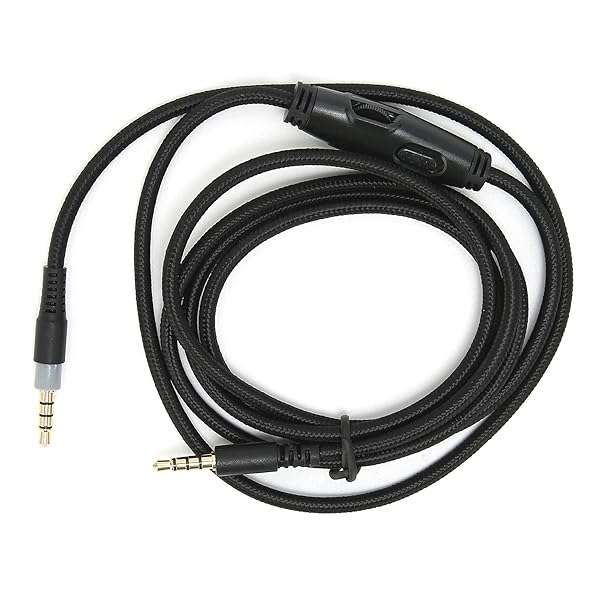 Hilitand Hilitand 4.9ft 3.5mm Male to Male Audio Cable with Volume Control for HyperX Cloud Alpha Headphones - View 9 of 9