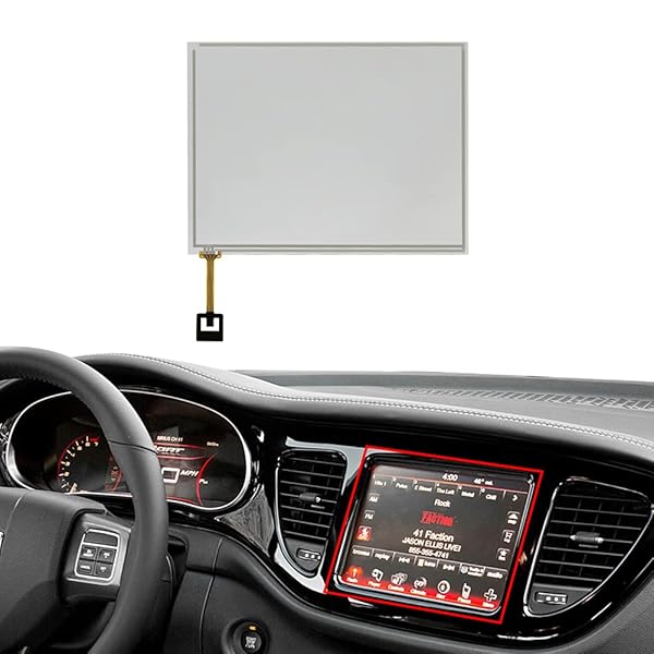 BENET BENET 8.4in Touch Screen Digitizer for Chrysler Dodge Maserati Uconnect 3 RB5 RE2 Radio Navigation Display Monitor - View 9 of 10