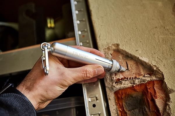 Trustic Trustic Lumber Keel Crayon Holder for 1/2 Inch Round or Hexagonal Crayons Heavy Duty Metal Construction Silver - View 5 of 7