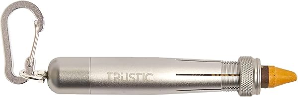 Trustic Trustic Lumber Keel Crayon Holder for 1/2 Inch Round or Hexagonal Crayons Heavy Duty Metal Construction Silver