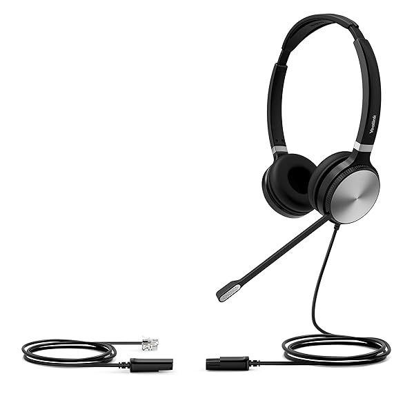Yealink Yealink 3.5mm Headset with Microphone for PC, Laptop & Phones - Teams Certified Office Headset - View 2 of 5