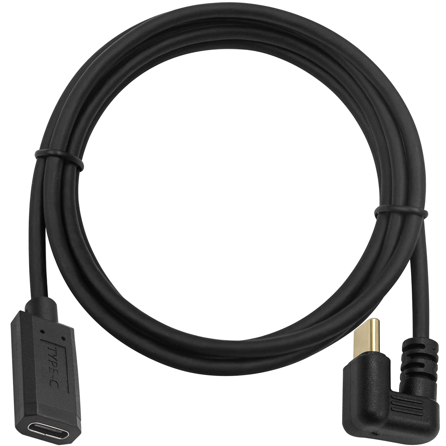 Poyiccot Poyiccot 6ft USB Type C Extension Cable 10Gbps 60W U Shape Male to Female 180 Degree Extender for Smartphone and MacBook