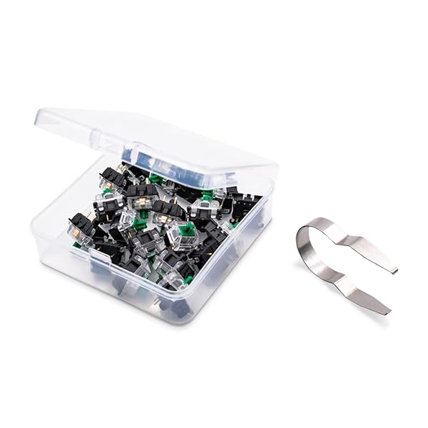 Granvela Gateron 3 Pin Green Switches for Mechanical Keyboards Pack of 32 High Performance