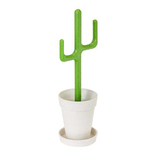 Vigar Vigar Cactus Toilet Brush Set: Stylish Bathroom Cleaner with Cactus Handle & Planter Base
