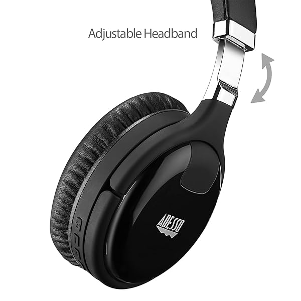 Adesso Top Bluetooth Active Noise Cancellation Headphones with Built-in Microphone for Ultimate Sound Experience - View 8 of 11