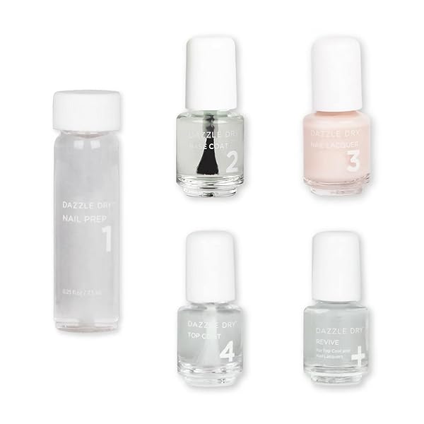 Dazzle Dry Dazzle Dry Mini Kit: 4-Step Prima Ballerina System for Perfect French Manicures (5 Pieces) - View 2 of 8