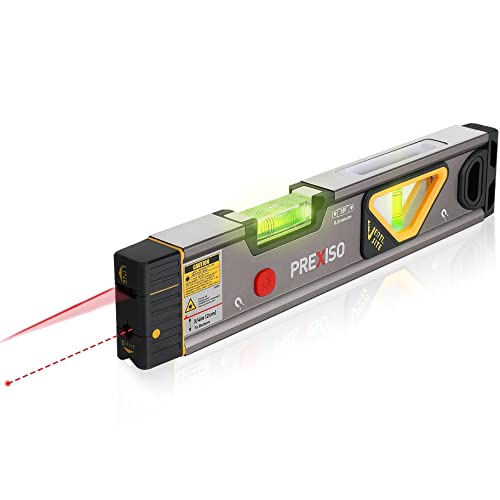 Prexiso PREXISO 2-in-1 Laser Level & Spirit Level Tool for Accurate Home Renovation & Picture Hanging