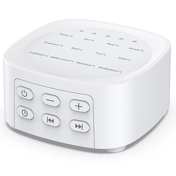 Sleepbox Sleepbox White Noise Machine: 25 Soothing Sounds, 36 Volume Levels & Timers for Home, Office & Travel