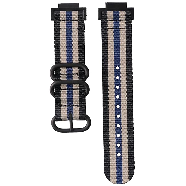 Buy Lijinlan Nylon Replacement Strap for Casio G-Shock DW-5600, DW-6900 & More - Blue/White Accessory