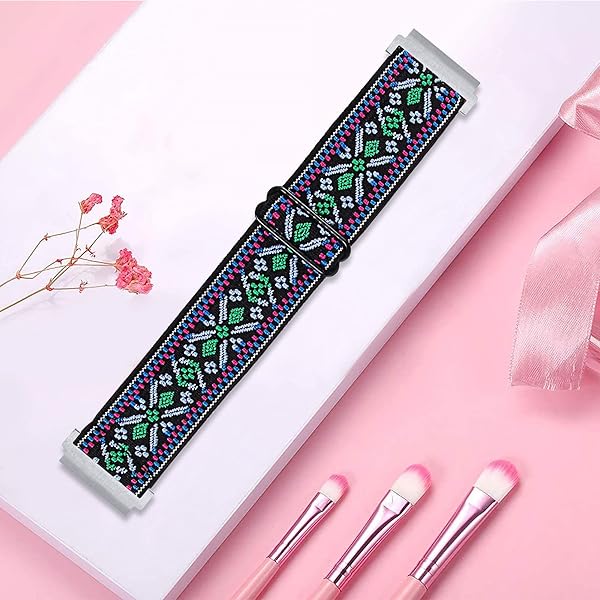 RuenTech RuenTech 22mm Elastic Bands for Letsfit AGPTEK ENOMIR TOOBUR Fitpolo Smart Watch Stretchy Nylon Loop Wristband - View 5 of 8