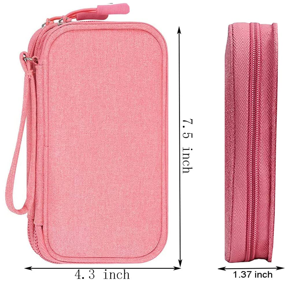 Portable Electronic Organizer Cable Bag for Chargers Cords and Accessories Ideal for Travel Business and Daily Use Blue - View 2 of 7