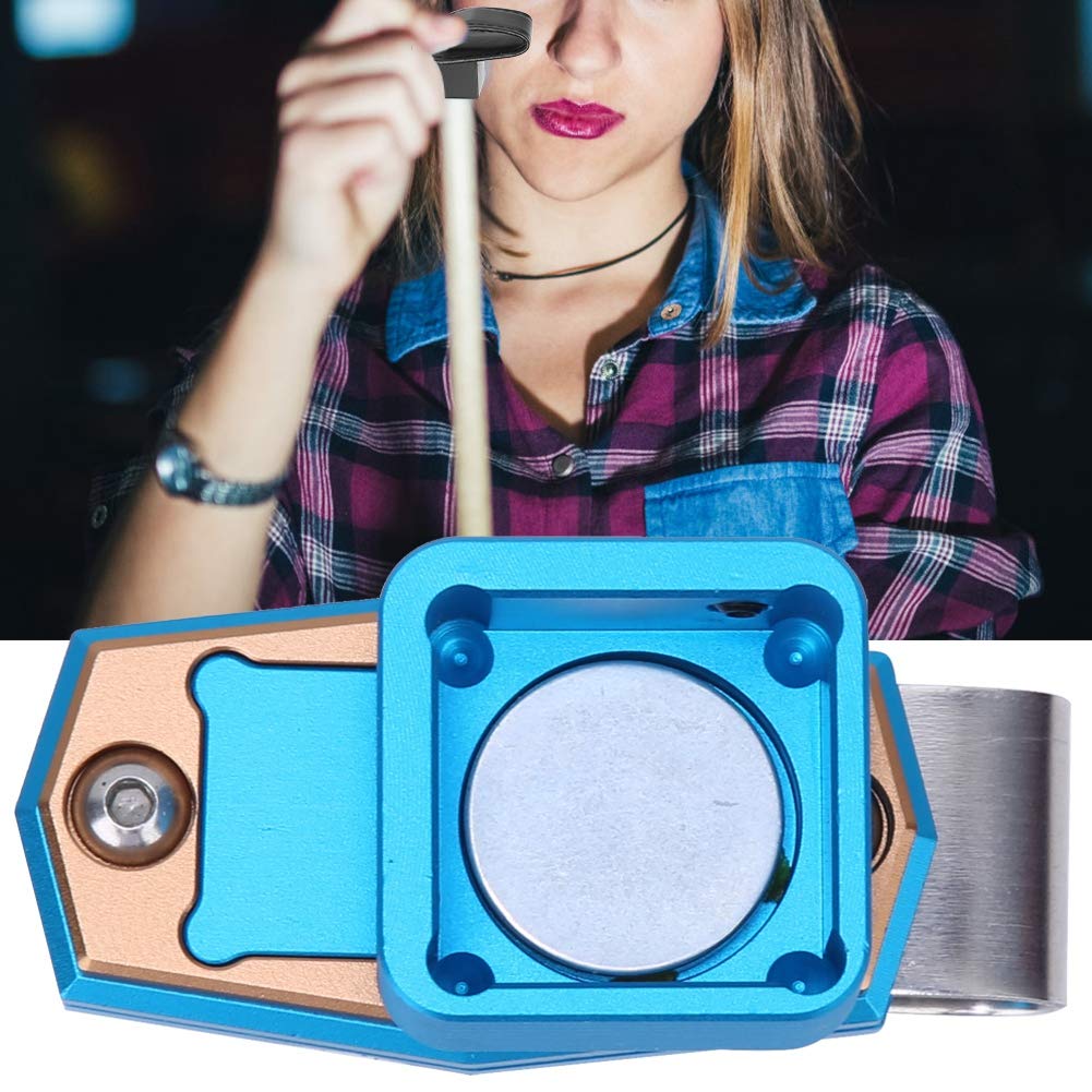 VBESTLIFE VBESTLIFE Billiard Chalk Case,Mini Portable Magnetic Billiard Chalk Case Box with Fixed Clip Pool Snooker Sports Accessories(blue) - View 7 of 9