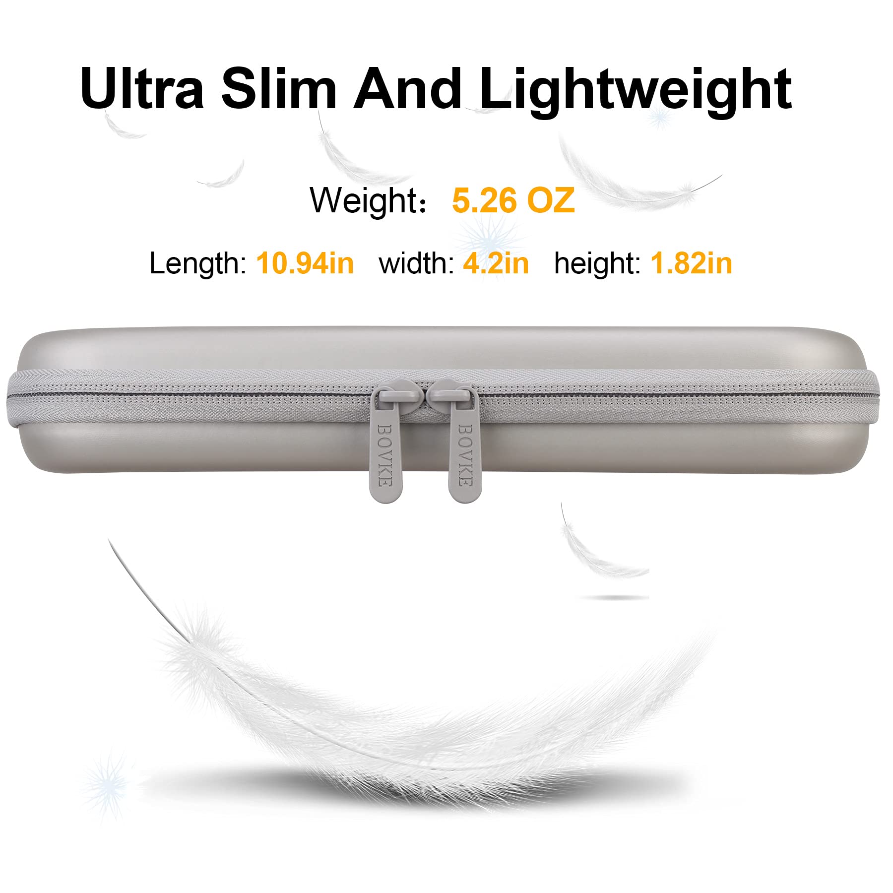 BOVKE BOVKE Stethoscope Case, Lightweight Slim Stethoscope Holder Compatible with 3M Littmann Classic III, Lightweight II S.E, Littmann Cardiology IV, MDF - View 4 of 7