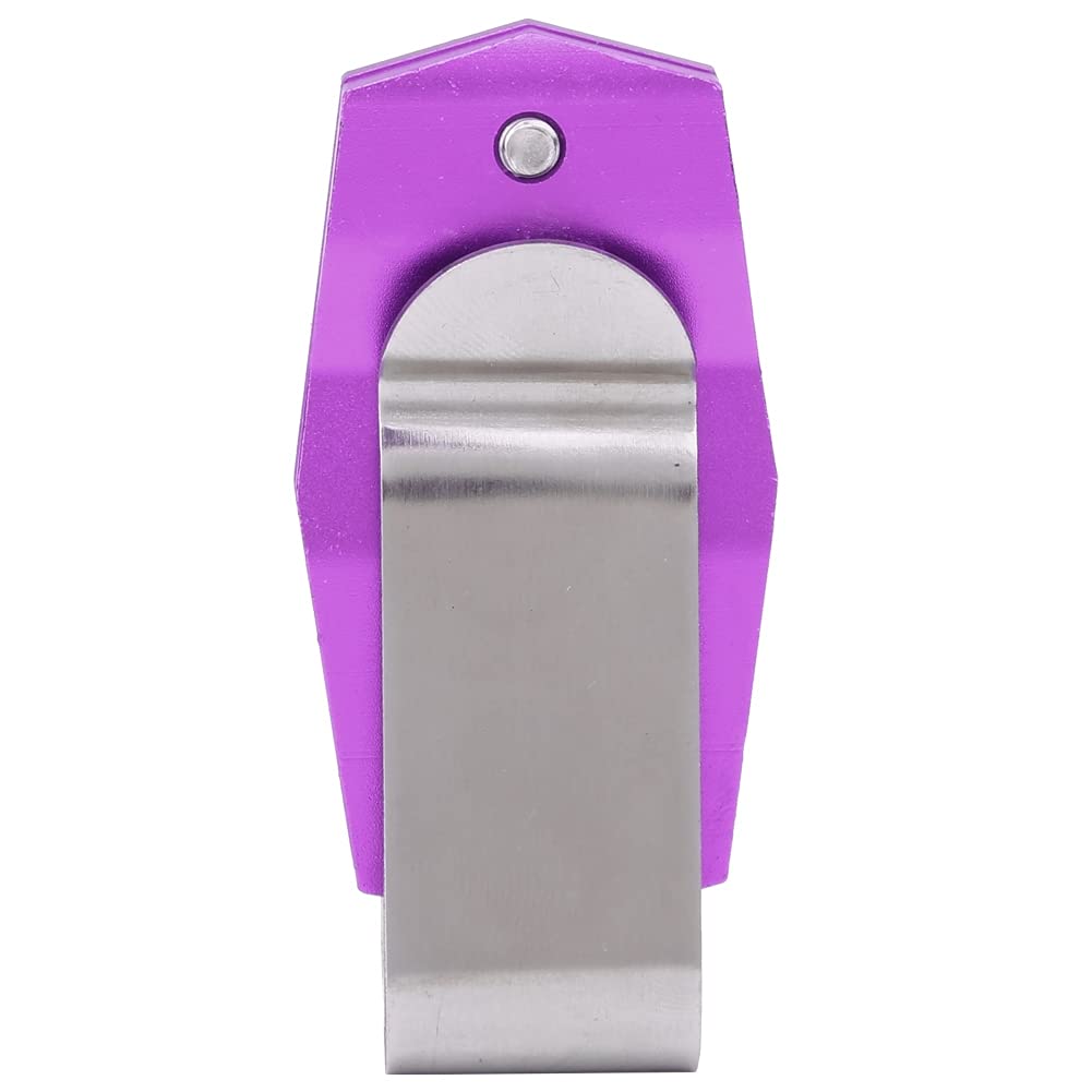 VBESTLIFE Vbestlife Mini Portable Magnetic Billiard Chalk Case with Clip for Pool and Snooker Sports Accessories in Purple - View 3 of 9