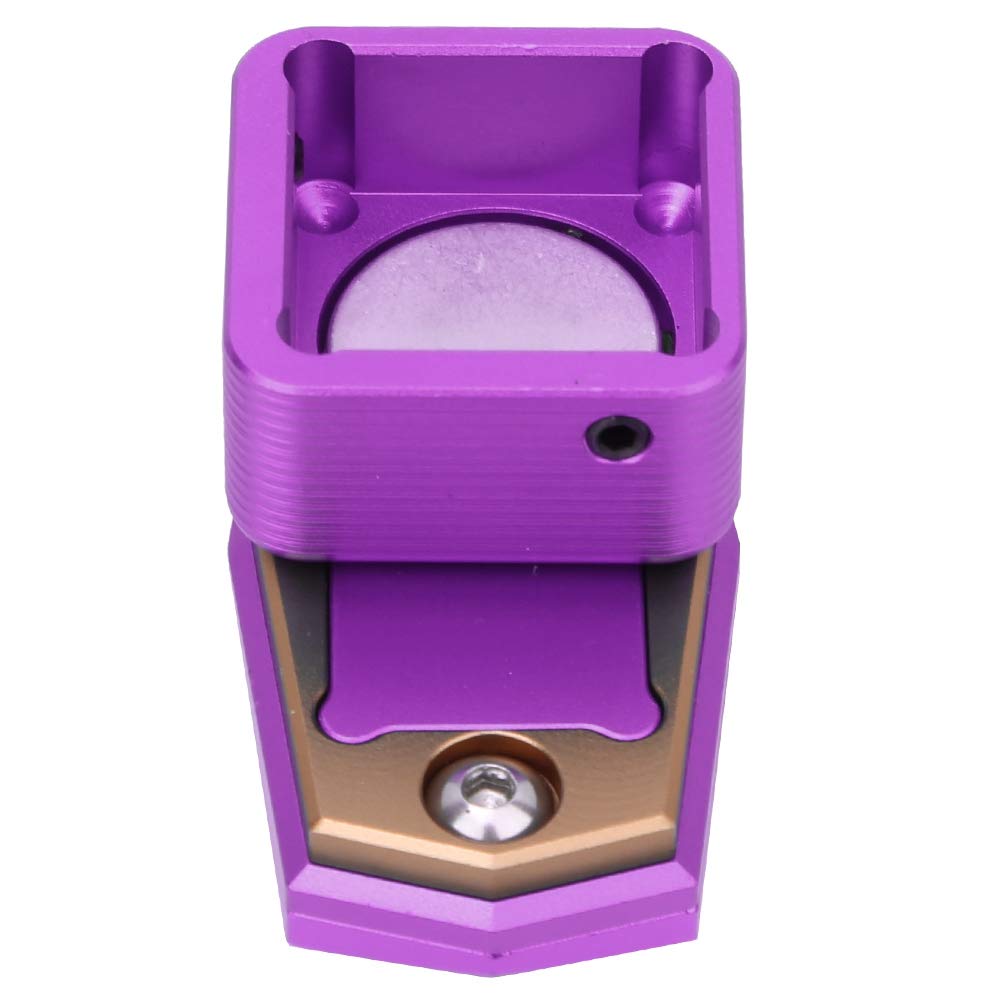 VBESTLIFE Vbestlife Mini Portable Magnetic Billiard Chalk Case with Clip for Pool and Snooker Sports Accessories in Purple - View 6 of 9