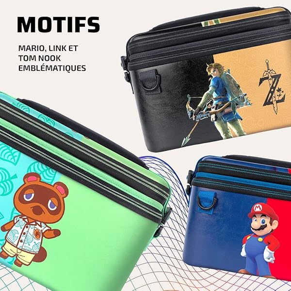 PDP Buy PDP Gaming Animal Crossing Switch Travel Case - Semi-Hardshell, Holds 14 Games, Compatible with OLED & Lite - View 5 of 11