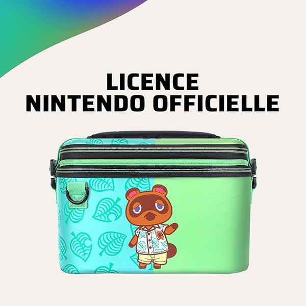 PDP Buy PDP Gaming Animal Crossing Switch Travel Case - Semi-Hardshell, Holds 14 Games, Compatible with OLED & Lite - View 7 of 11