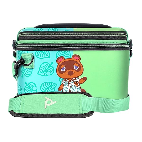 PDP Buy PDP Gaming Animal Crossing Switch Travel Case - Semi-Hardshell, Holds 14 Games, Compatible with OLED & Lite - View 10 of 11