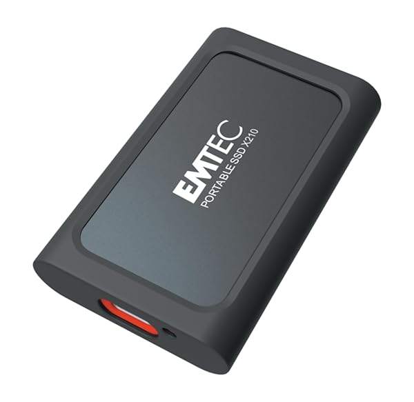 Emtec Emtec 256GB X210 Elite SATA III Portable Solid State Drive SSD with NAND Technology for Fast Data Storage and Transfer - View 3 of 7