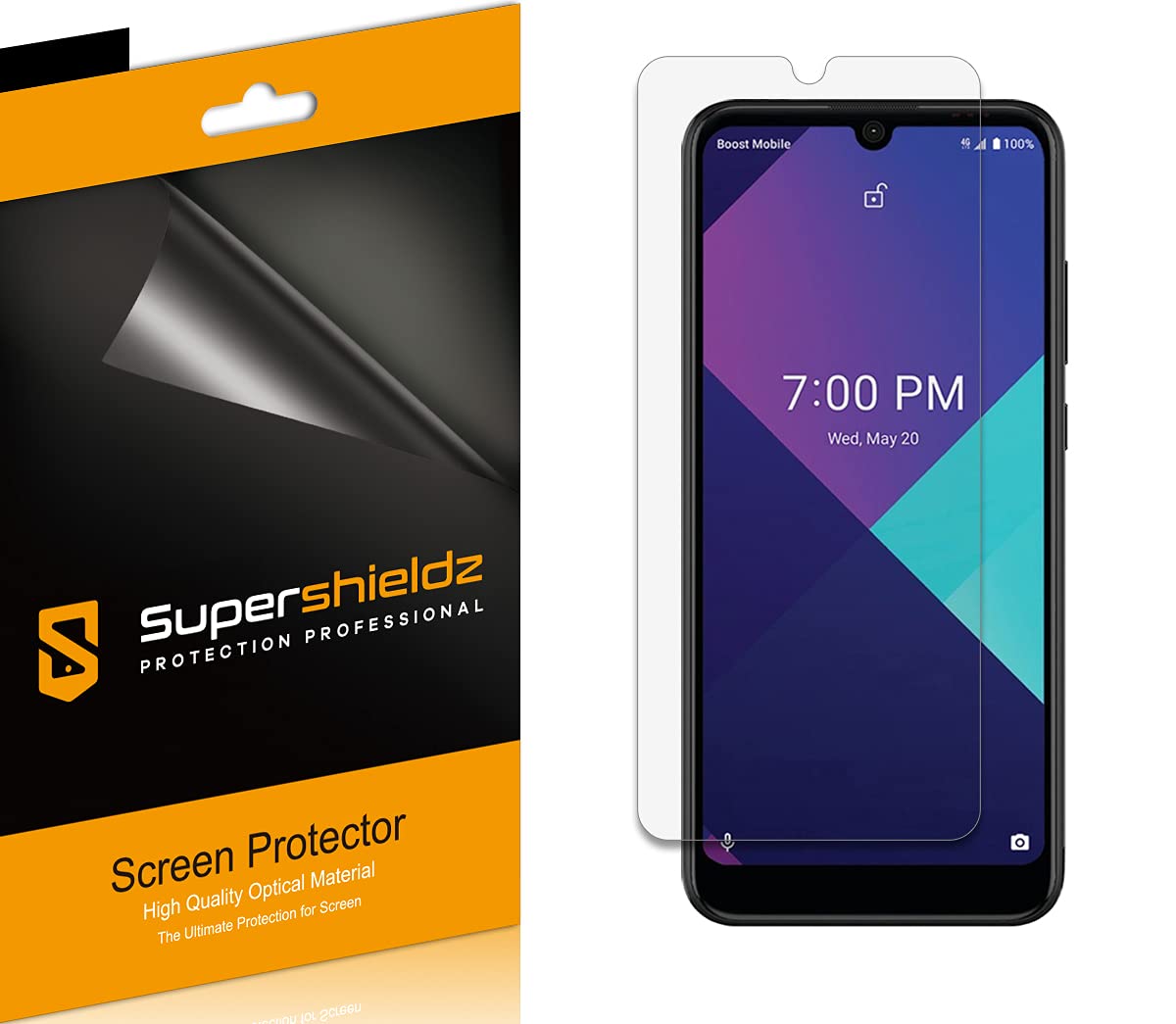 Supershieldz (6 Pack) Designed for Wiko Ride 3 Screen Protector, High Definition Clear Shield (PET)