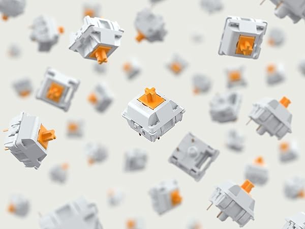 GLORIOUS Glorious Panda Switches: 36x Lubed 3-Pin Mechanical Keyboard Switches for Ultimate Performance - View 9 of 10