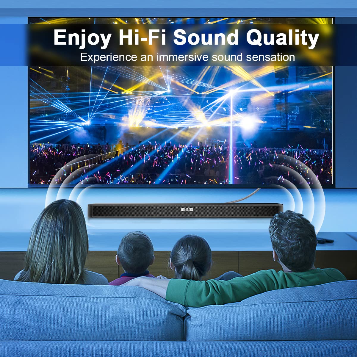 SOUNDFAM SOUNDFAM RCA Subwoofer Cable 10ft 3M RCA Cable Male to Male Gold Plated Connector for Subwoofer,Home Theater,Amplifier,TV-Grey - View 3 of 7