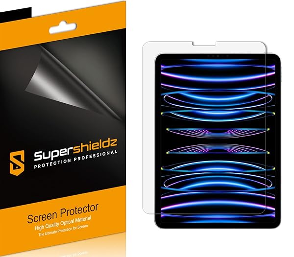 Supershieldz Supershieldz Anti-Glare Matte Screen Protector 3 Pack for iPad Pro 11 inch 2018-2022 and iPad Air 10.9 inch 5th 4th Generation - View 2 of 3
