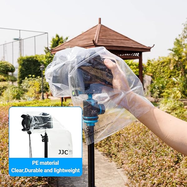 Kiorafoto 2 Pack Clear Camera Lens Rain Cover Protector for Sony A7R A7S A7C A6600 A6500 A6400 A6300 A6100 A6000 Nikon Z7II Z6II Z7 Z6 Z5 D780 D7500 D5600 D3500 - View 9 of 10