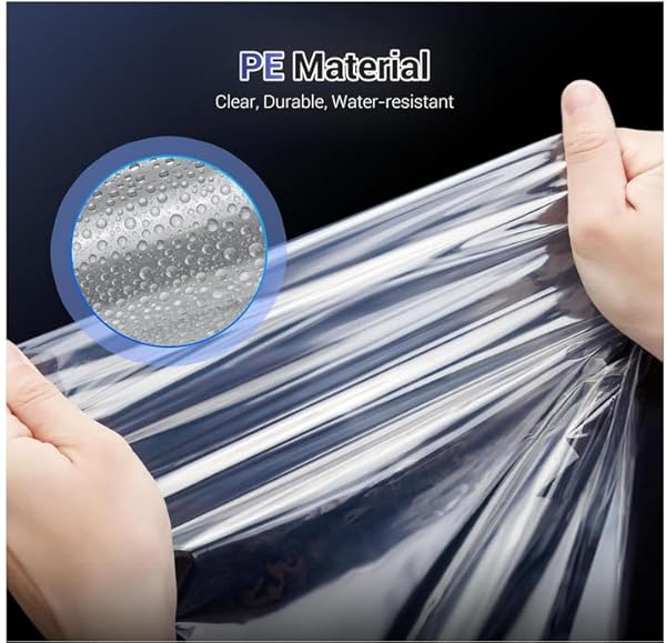 Kiorafoto 2 Pack Camera Lens Rain Cover Raincoat Dust Proof Sleeve for Canon EOS 4000D 1200D 90D 80D 77D 70D 5D 6D 7D Mark II R10 R7 R5 R6 Rp T8i T7i T7 T6i SL3 SX70 SX60 HS - View 7 of 10