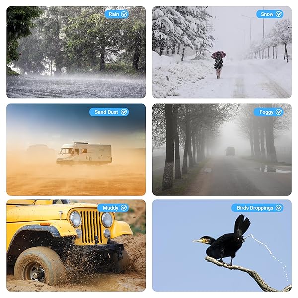 Kiorafoto 2 Pack Camera Lens Rain Cover Raincoat Dust Proof Sleeve for Canon EOS 4000D 1200D 90D 80D 77D 70D 5D 6D 7D Mark II R10 R7 R5 R6 Rp T8i T7i T7 T6i SL3 SX70 SX60 HS - View 8 of 10