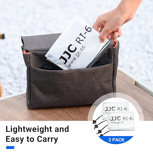 Kiorafoto 18 Inch Camera Lens Rain Cover 2 Pack with Dust Sleeve Protector for Canon and Nikon DSLR Cameras - View 8 of 9