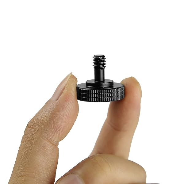 Frgyee Thumb Screw Camera Quick Release Adapter Set with Rubber Pads and Washers for 1/4 Inch Thumbscrew L Bracket Mounting Plate - View 7 of 7