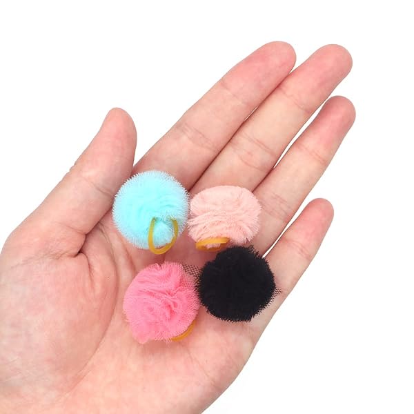 Petunny Petunny Cute Dog Hair Bows 30Pcs Yorkie Colored Ball Design Puppy Grooming Accessories for Halloween Thanksgiving Christmas - View 5 of 9