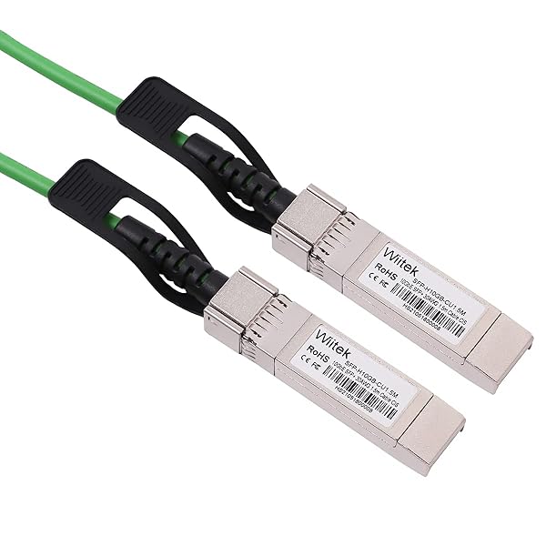 Wiitek 1.5m 10G SFP+ DAC Twinax Cable - Compatible with Cisco, Ubiquiti, Juniper & More - View 3 of 8